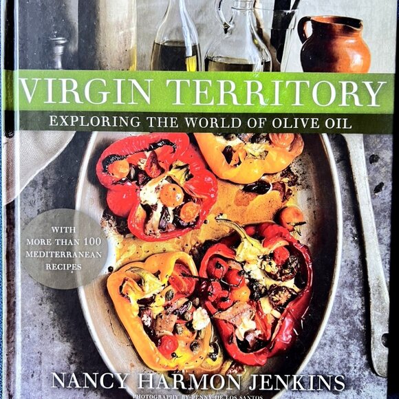 Cookbook Virgin Territory The World Of Olive Oil Nancy H. Jenkins Signed Recipes - Picture 1 of 16